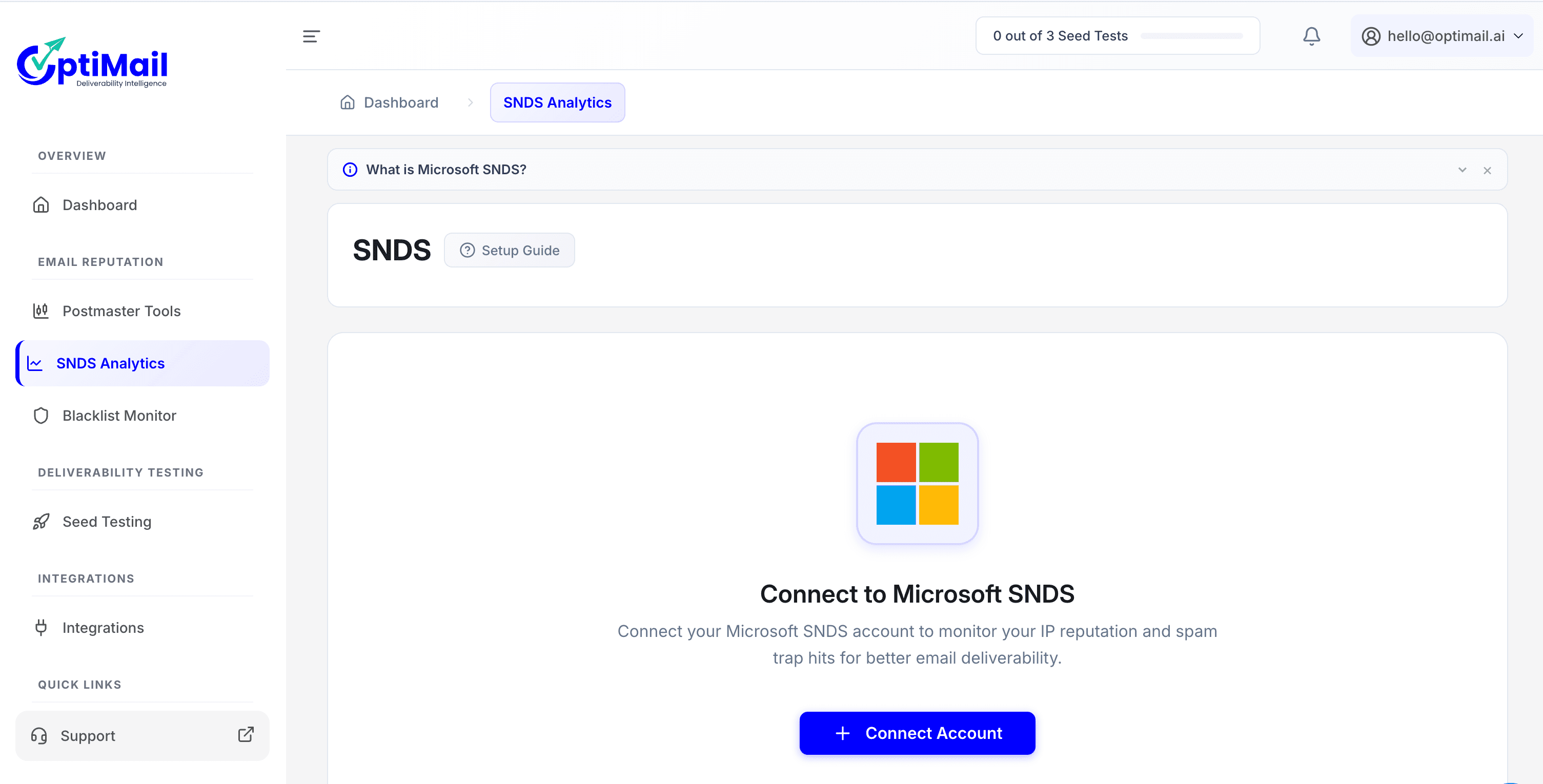 Microsoft SNDS Reputation